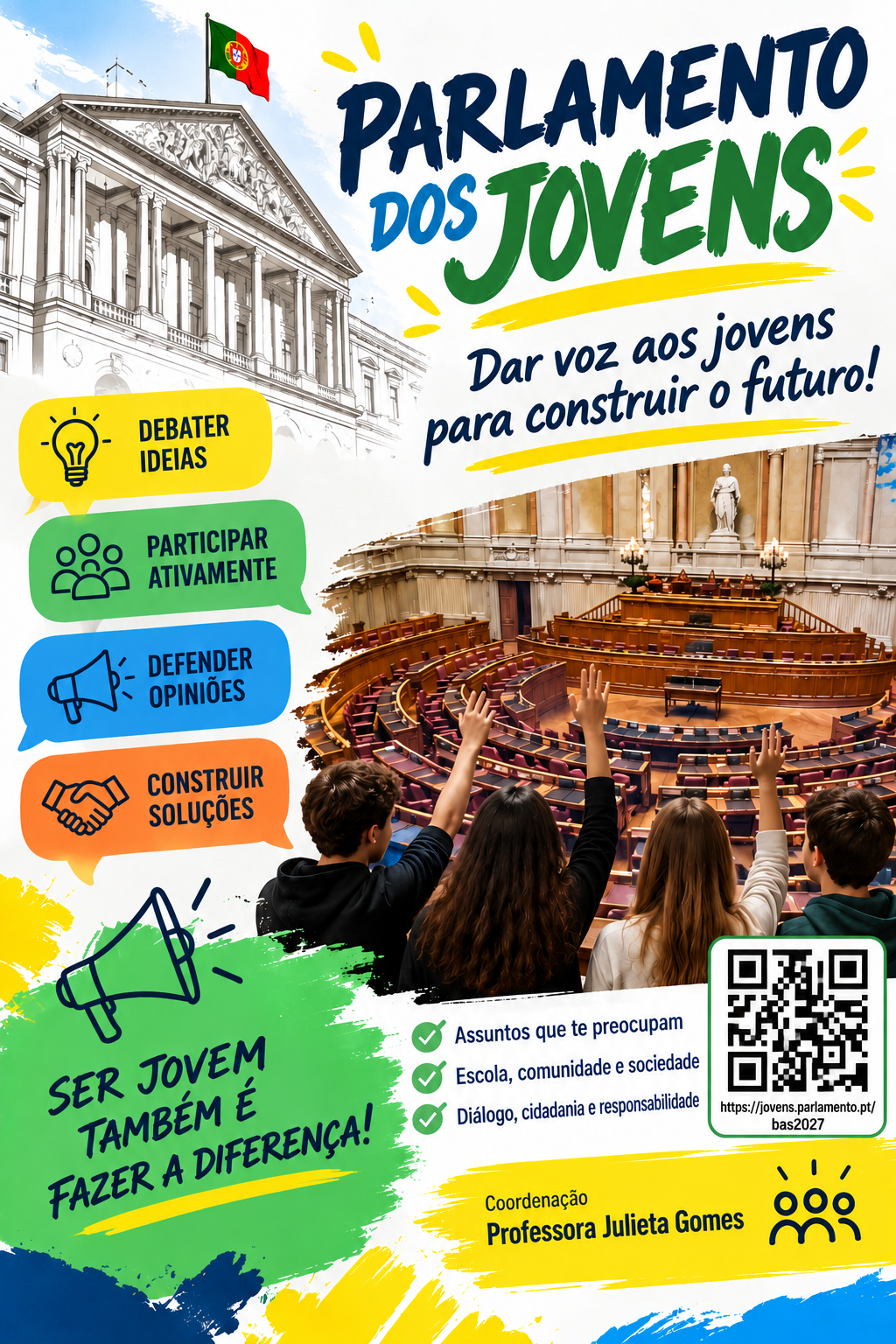 Cartaz do Parlamento dos Jovens